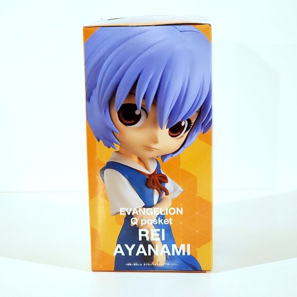 New Banpresto Q Posket Rei Ayanami Evangelion Figure Japan Toreba 12cm Anime - Picture 3 of 5